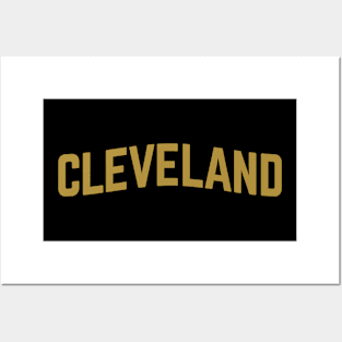 Cleveland City Typography Posters and Art